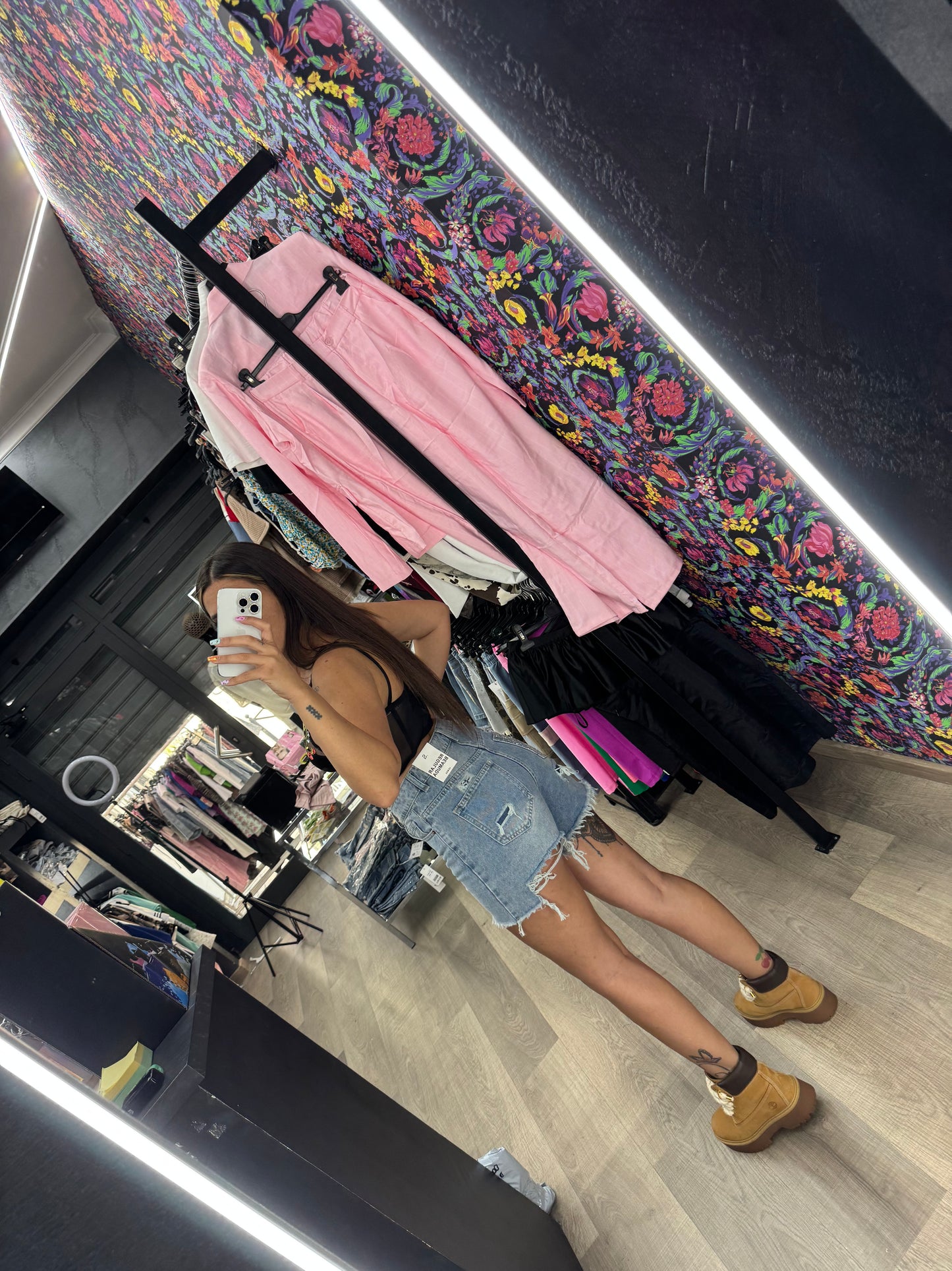 Shorts dettaglio tasca diamond 822
