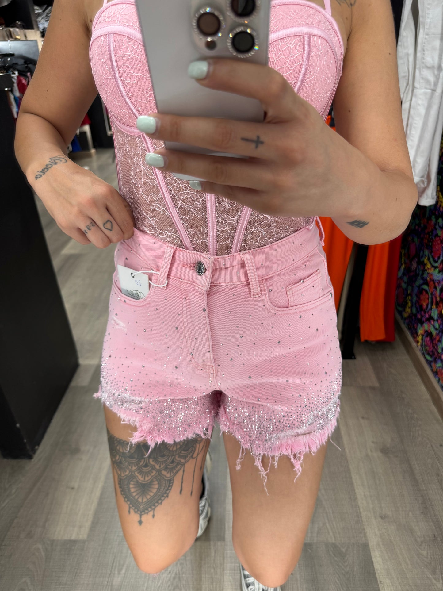 Shorts diamond pink 561