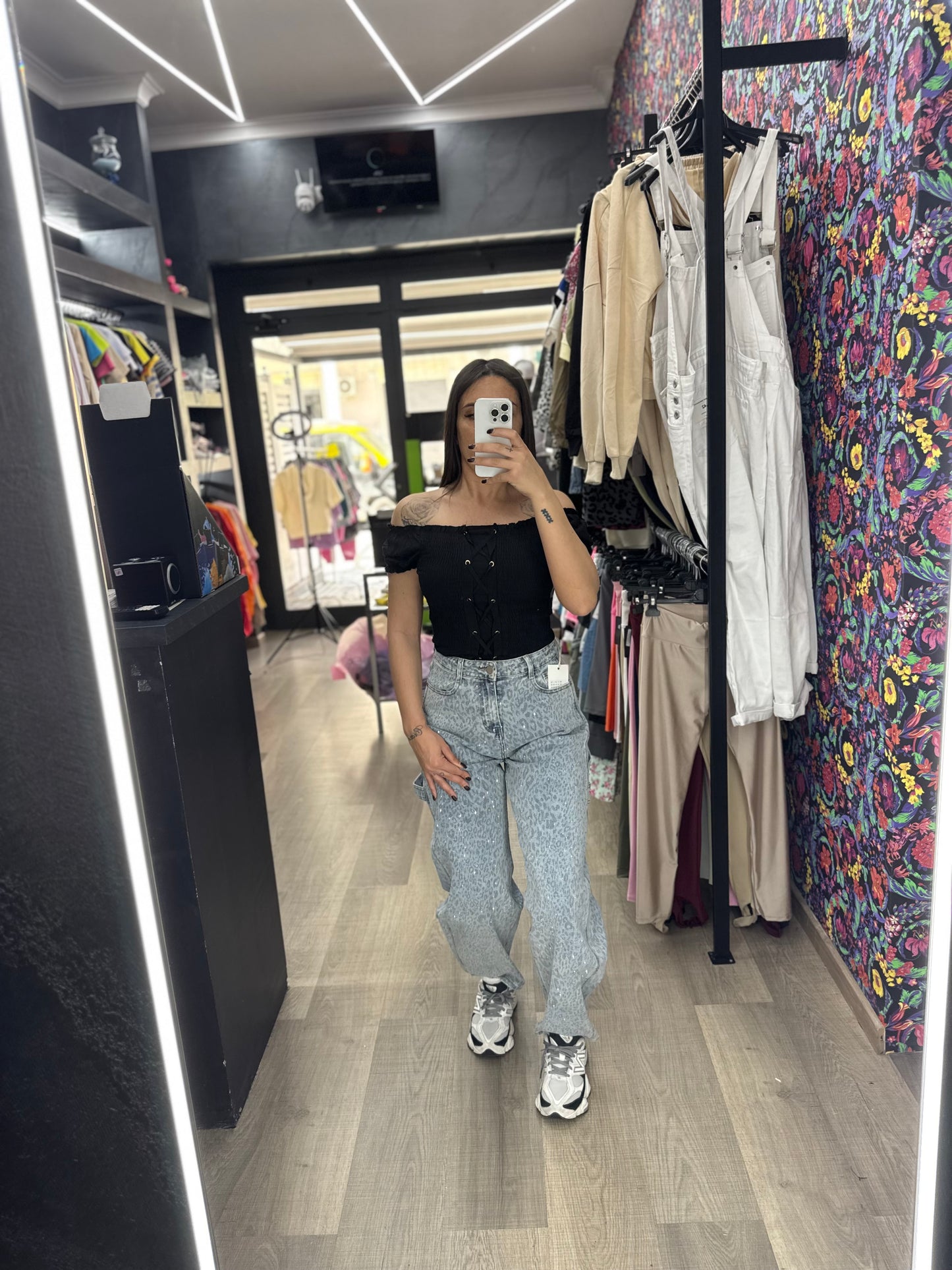 Jeans ballon carpenter maculato 197