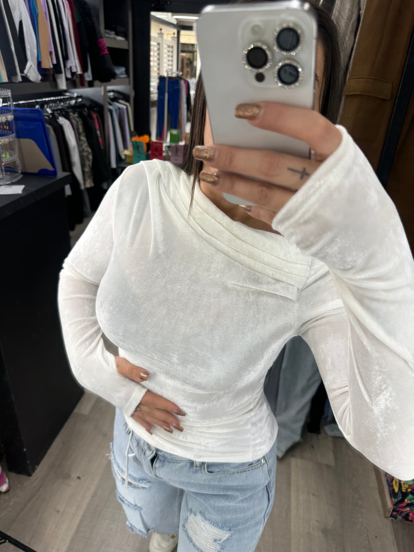 Magliettine kym velluto 6143