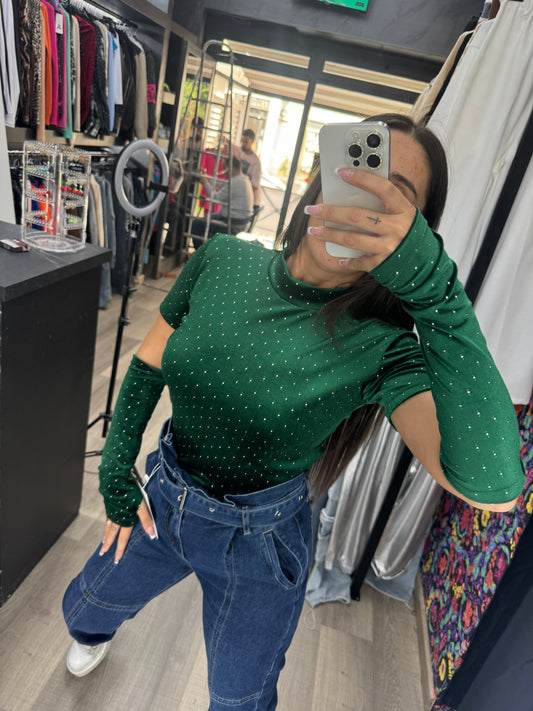 Maglia Manicotto in Velluto #4111