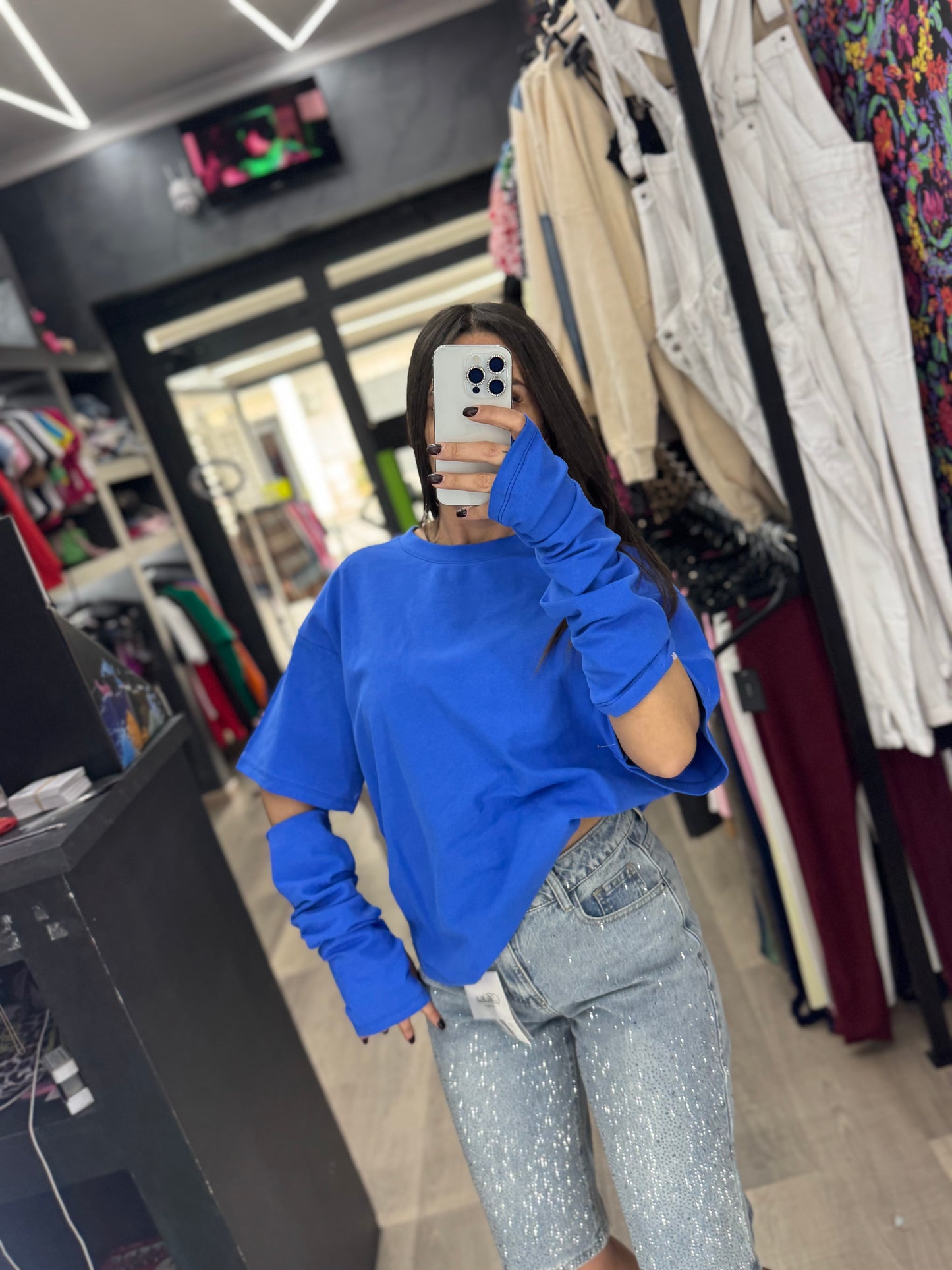 Maxi maglia manicotti 220