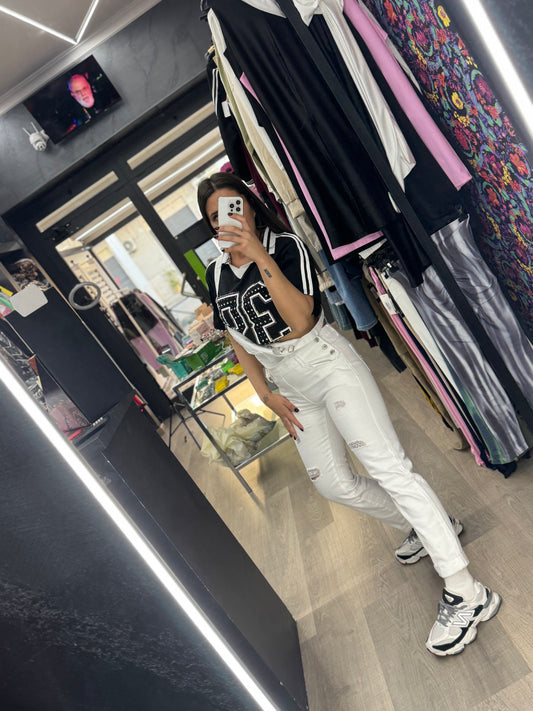 Salopette white 61